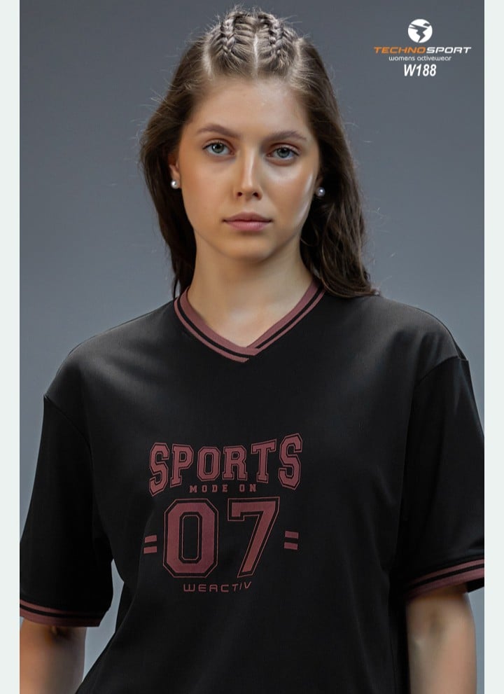 Women's V Neck tshirts W188