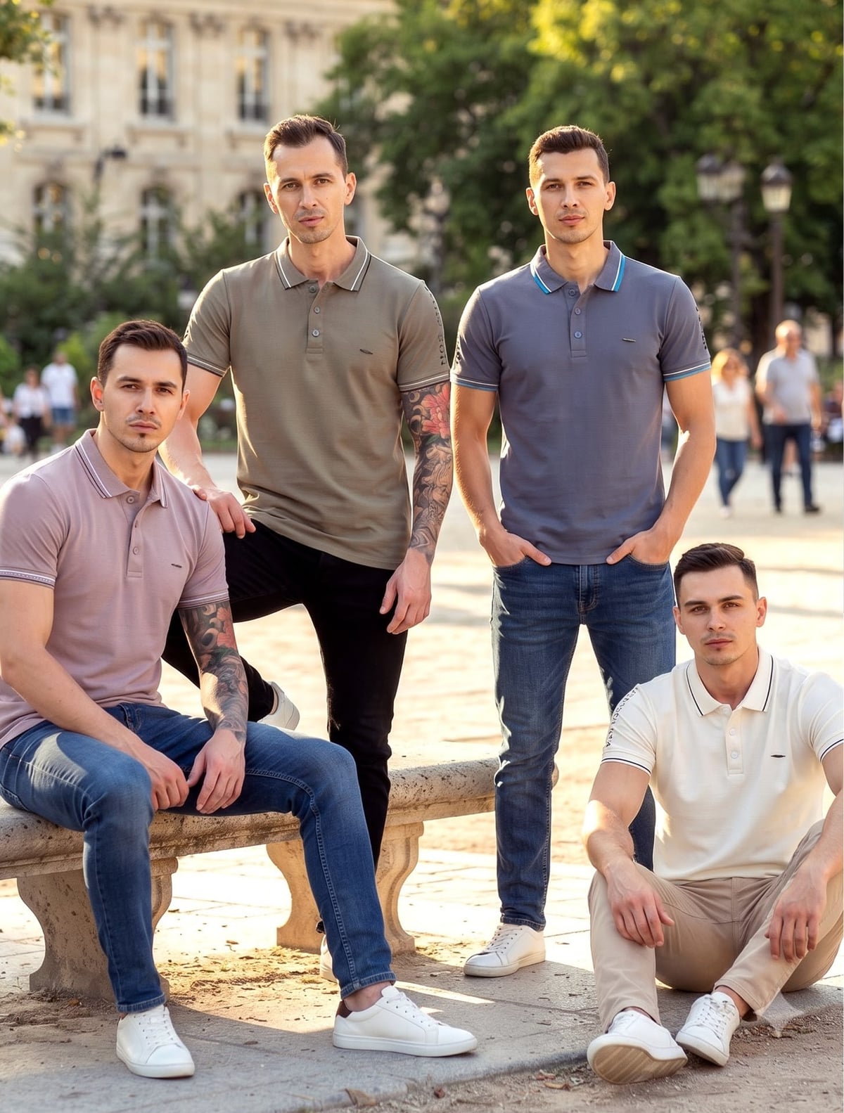 Men's color tshirts